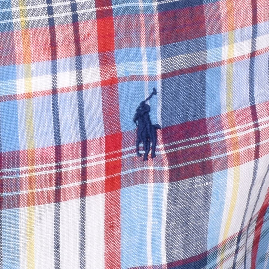 Alternative Image for ProductRalph Lauren Custom Fit Short Sleeve Shirt Blue3